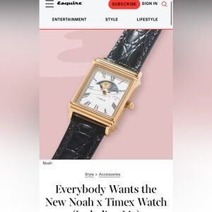 NEW - Noah x Timex Sun And Moon Watch
